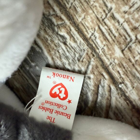 Ty Beanie Babies Nanook the Husky Plush - Picture 8 of 8